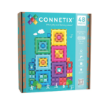Connetix magnetische tegels Bright Portal Pack 48 stuks met kleurrijke doorzichtige vormen