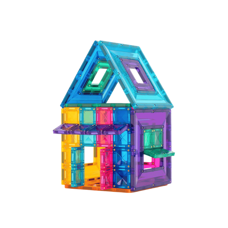 Connetix magnetische tegels Bright Portal Pack 48 stuks met kleurrijke doorzichtige vormen