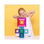 Connetix magnetische tegels Bright Portal Pack 48 stuks met kleurrijke doorzichtige vormen